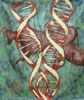 "DNA Cave painting" serie - Série "ADN Néo-rupestre"