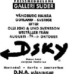 Exhibitions at the Suder Gallery, Gotland, Sweden - Expositions à la Suder Gallery, Gotland, Suède