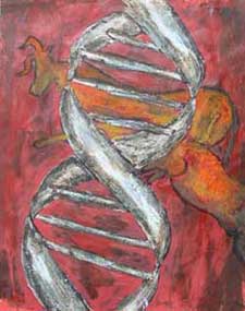 DNA Cave painting #5 - ADN Néo-rupestre #5