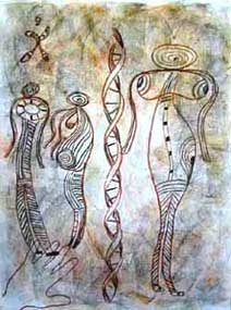 DNA Cave painting #15 - ADN Néo-rupestre #15