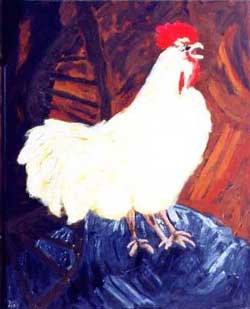 3 legged transgenic chicken #1 - Poulet transgénique à 3 pattes #1