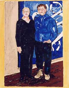 Josepine Fernow & Gustav Andersson portrait #1 - Portrait de Josepine Fernow & son fiancé #1