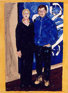 Josepine Fernow & Gustav Andersson portrait #2 - Portrait de Josepine Fernow & son fiancé #2
