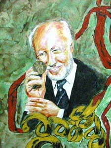 Detail : Michael Smith's portrait - Détail : Portrait de Michael Smith