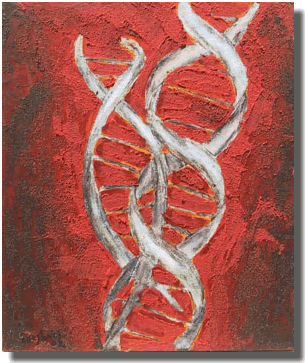 DNA Cave painting #2 - ADN n&eacute;o-rupestre #2