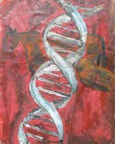 DNA Cave painting #8 - ADN N&eacute;o-rupestre #8
