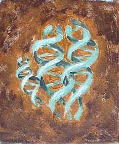 DNA Cave painting #9 - ADN N&eacute;o-rupestre #9