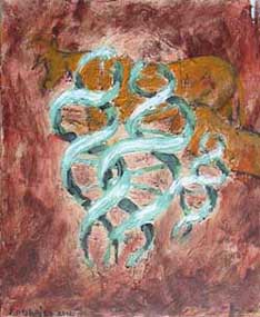 DNA Cave painting #10 - ADN N&eacute;o-rupestre #10