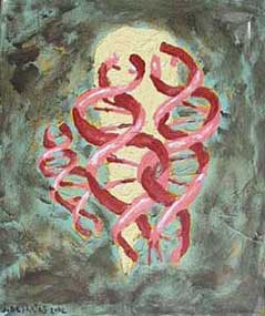 DNA Cave painting #12 - ADN N&eacute;o-rupestre #12
