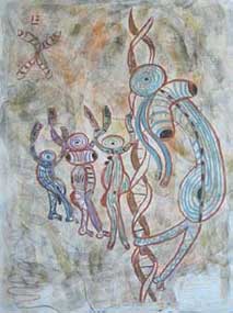 DNA Cave painting #13 - ADN N&eacute;o-rupestre #13