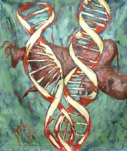 DNA Cave painting #19 - ADN N&eacute;o-rupestre #19