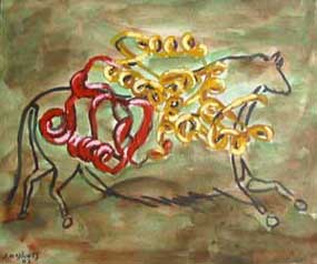 DNA Cave painting #22 - ADN N&eacute;o-rupestre #22
