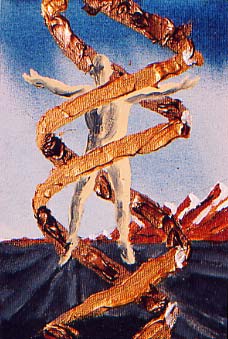 Neo-rupestrian DNA Man #1 - Homme n&eacute;o-rupestre #1