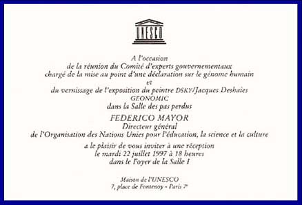 UNESCO invitation