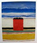 Malevich's marines were the inspiration for this proteome painting - Les marines de Malevich ont &eacute;t&eacute; l'inspiration pour cette toile de la s&eacute;rie prot&eacute;ome